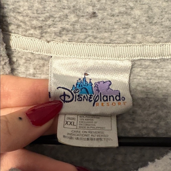 Vintage Disney Mickey Minnie Mouse Fleece Jacket Gray - Picture 2 of 5